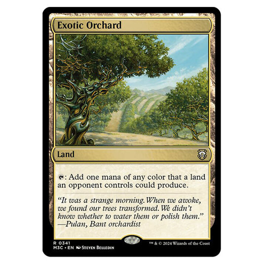 Magic The Gathering - Modern Horizons 3 Commander  - Exotic Orchard - 0341