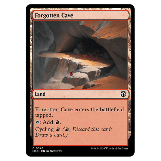 Magic The Gathering - Modern Horizons 3 Commander  - Forgotten Cave - 0343