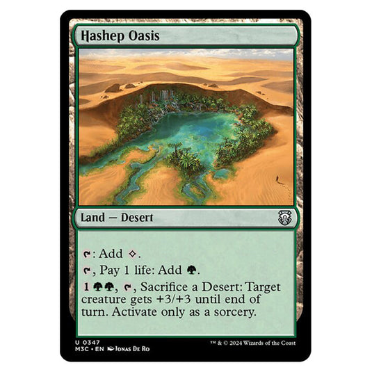 Magic The Gathering - Modern Horizons 3 Commander  - Hashep Oasis - 0347