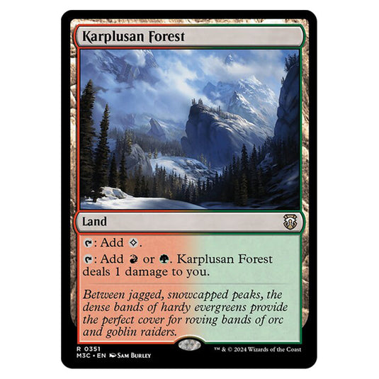 Magic The Gathering - Modern Horizons 3 Commander  - Karplusan Forest - 0351