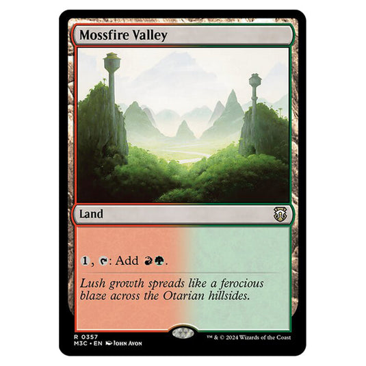 Magic The Gathering - Modern Horizons 3 Commander  - Mossfire Valley - 0357