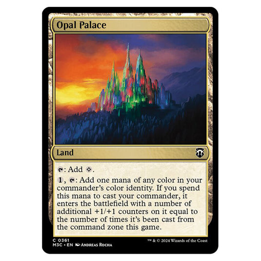 Magic The Gathering - Modern Horizons 3 Commander  - Opal Palace - 0361