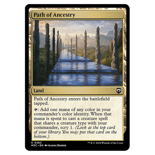 Magic The Gathering - Modern Horizons 3 Commander  - Path of Ancestry - 0363