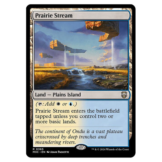 Magic The Gathering - Modern Horizons 3 Commander  - Prairie Stream - 0365