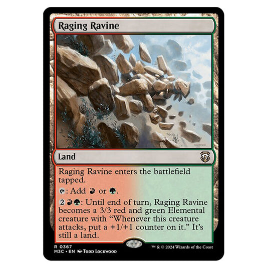 Magic The Gathering - Modern Horizons 3 Commander  - Raging Ravine - 0367