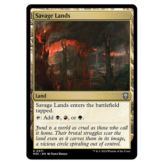 Magic The Gathering - Modern Horizons 3 Commander  - Savage Lands - 0371