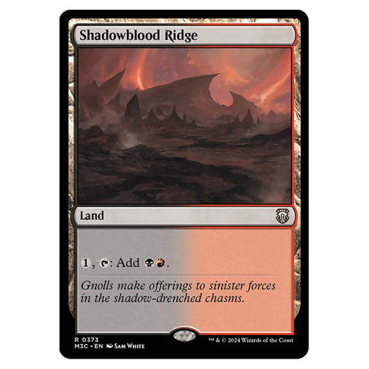 Magic The Gathering - Modern Horizons 3 Commander  - Shadowblood Ridge - 0373