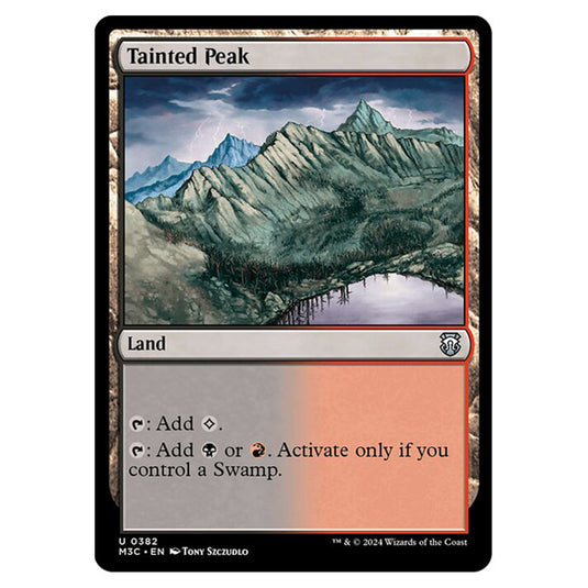 Magic The Gathering - Modern Horizons 3 Commander  - Tainted Peak - 0382