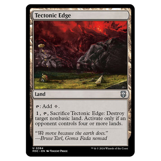 Magic The Gathering - Modern Horizons 3 Commander  - Tectonic Edge - 0384