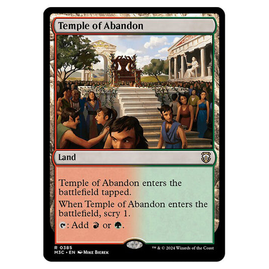 Magic The Gathering - Modern Horizons 3 Commander  - Temple of Abandon - 0385