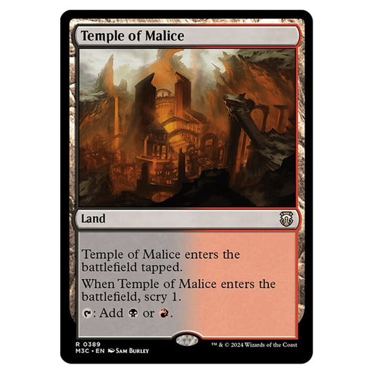 Magic The Gathering - Modern Horizons 3 Commander  - Temple of Malice - 0389