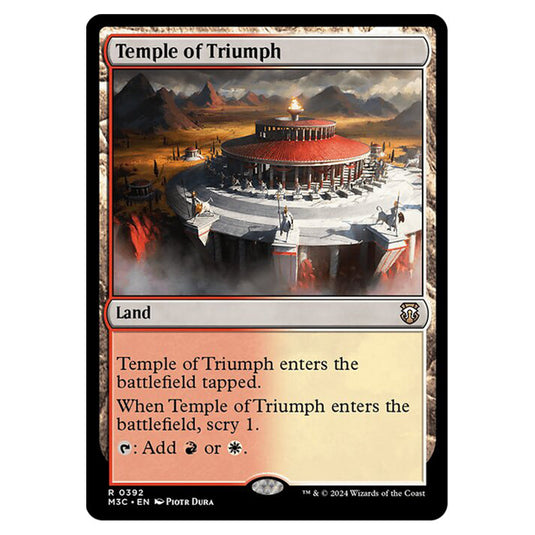 Magic The Gathering - Modern Horizons 3 Commander  - Temple of Triumph - 0392