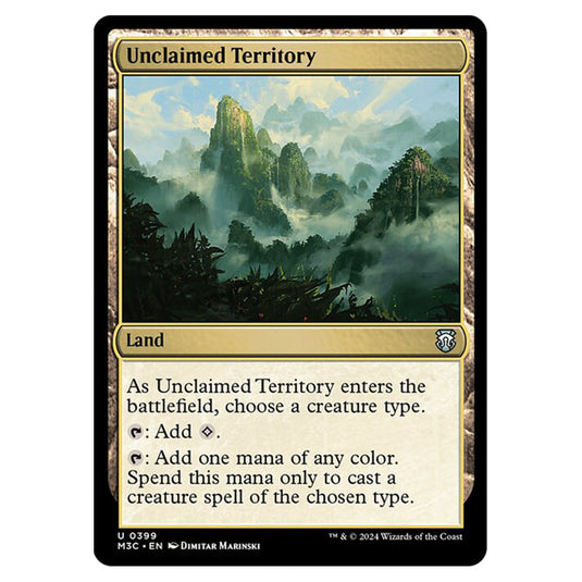 Magic The Gathering - Modern Horizons 3 Commander  - Unclaimed Territory - 0399