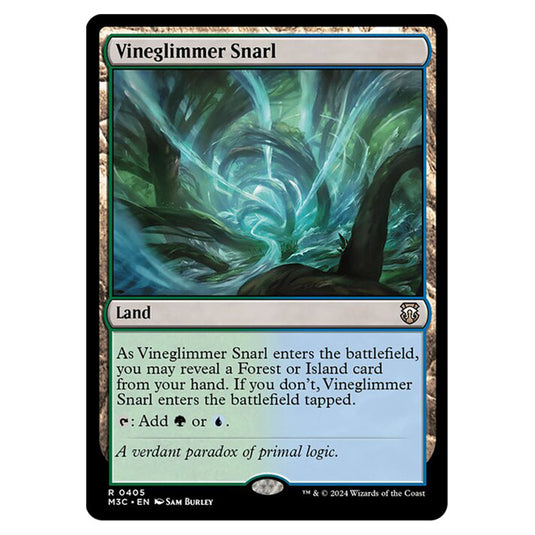 Magic The Gathering - Modern Horizons 3 Commander  - Vineglimmer Snarl - 0405