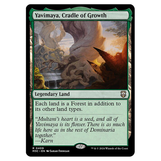 Magic The Gathering - Modern Horizons 3 Commander  - Yavimaya, Cradle of Growth - 0409