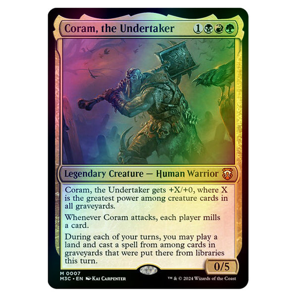 undertaker mtg card Magic The Gathering - Modern Horizons 3 Commander