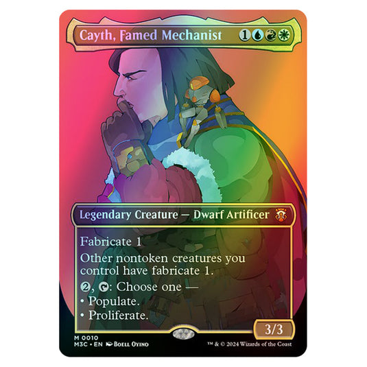 Magic The Gathering - Modern Horizons 3 Commander  - Cayth, Famed Mechanist (Borderless Profile) - 0010 (Foil)