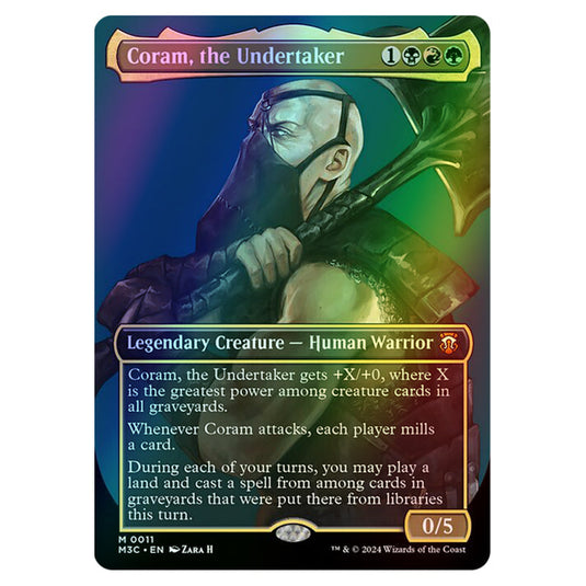 Magic The Gathering - Modern Horizons 3 Commander  - Coram, the Undertaker (Borderless Profile) - 0011 (Foil)