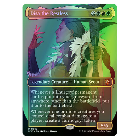 Magic The Gathering - Modern Horizons 3 Commander  - Disa the Restless (Borderless Profile) - 0012 (Foil)