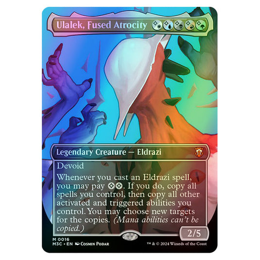 Magic The Gathering - Modern Horizons 3 Commander  - Ulalek, Fused Atrocity (Borderless Profile) - 0016 (Foil)