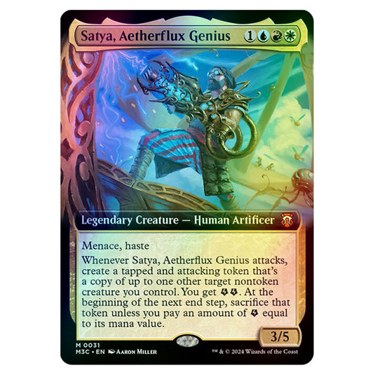 Magic The Gathering - Modern Horizons 3 Commander  - Satya, Aetherflux Genius - 0031 (Foil)