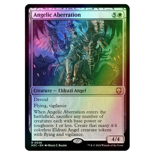 Magic The Gathering - Modern Horizons 3 Commander  - Angelic Aberration - 0039 (Foil)