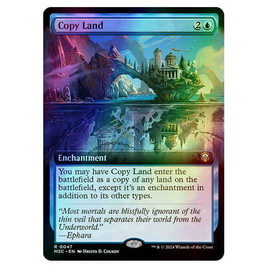 Magic The Gathering - Modern Horizons 3 Commander  - Copy Land - 0047 (Foil)