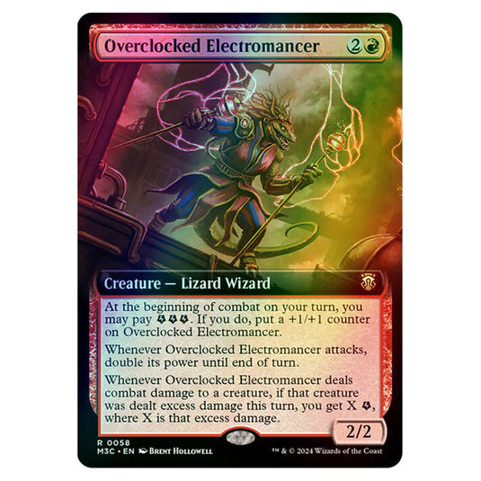 Magic The Gathering - Modern Horizons 3 Commander  - Overclocked Electromancer - 0058 (Foil)