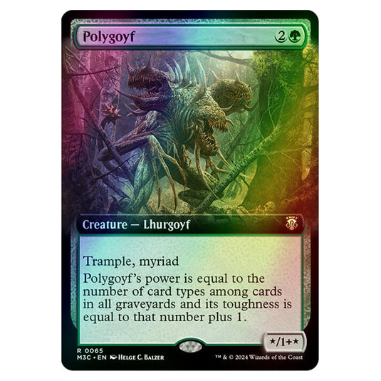 Magic The Gathering - Modern Horizons 3 Commander  - Polygoyf - 0065 (Foil)