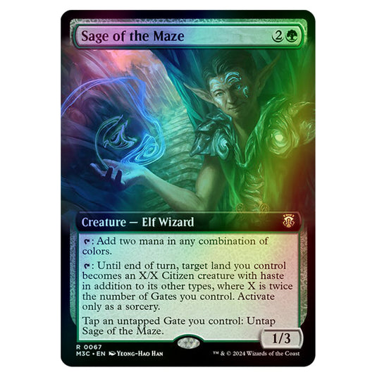 Magic The Gathering - Modern Horizons 3 Commander  - Sage of the Maze - 0067 (Foil)