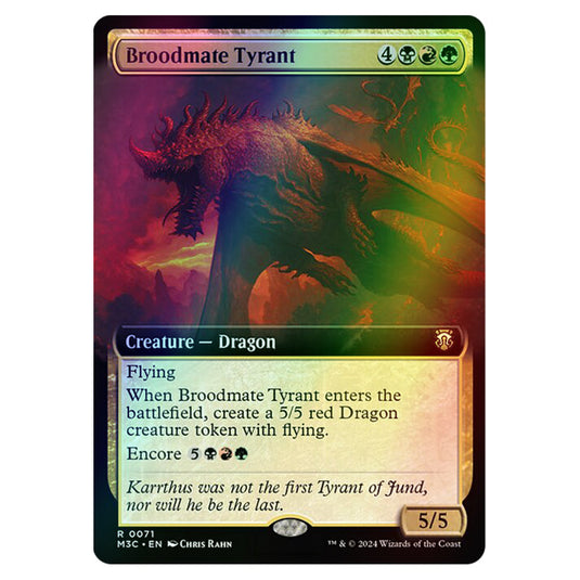 Magic The Gathering - Modern Horizons 3 Commander  - Broodmate Tyrant - 0071 (Foil)