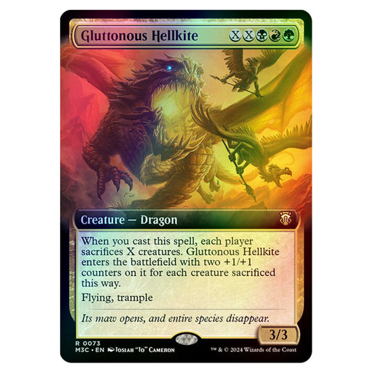 Magic The Gathering - Modern Horizons 3 Commander  - Gluttonous Hellkite - 0073 (Foil)