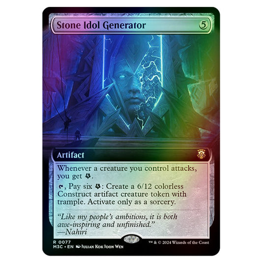 Magic The Gathering - Modern Horizons 3 Commander  - Stone Idol Generator - 0077 (Foil)