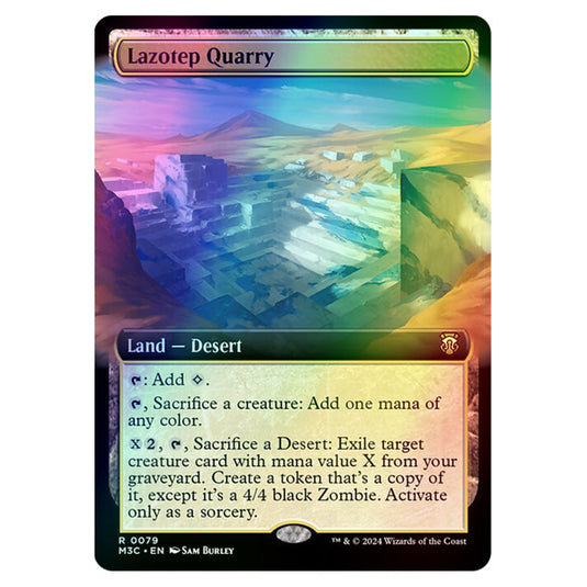 Magic The Gathering - Modern Horizons 3 Commander  - Lazotep Quarry - 0079 (Foil)