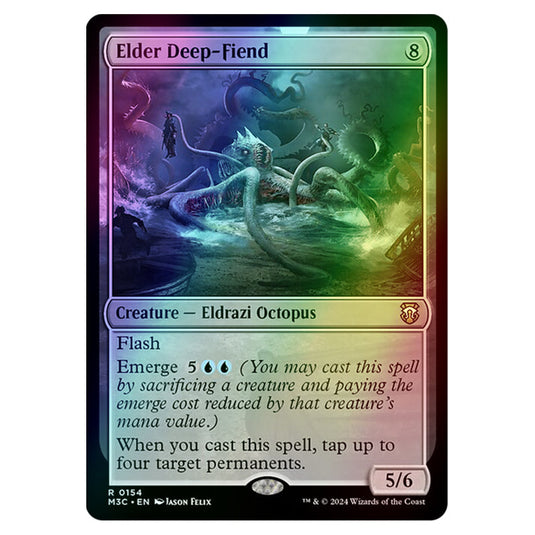 Magic The Gathering - Modern Horizons 3 Commander  - Elder Deep-Fiend - 0154 (Foil)