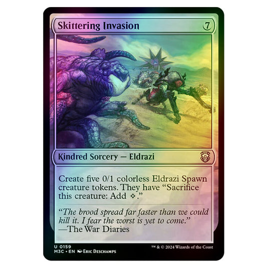 Magic The Gathering - Modern Horizons 3 Commander  - Skittering Invasion - 0159 (Foil)