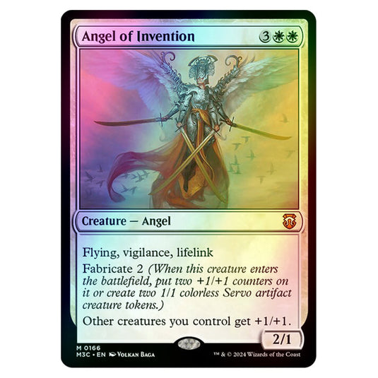 Magic The Gathering - Modern Horizons 3 Commander  - Angel of Invention - 0166 (Foil)