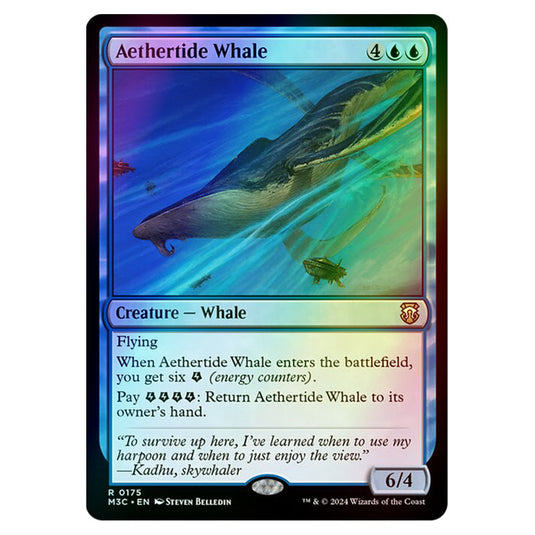 Magic The Gathering - Modern Horizons 3 Commander  - Aethertide Whale - 0175 (Foil)