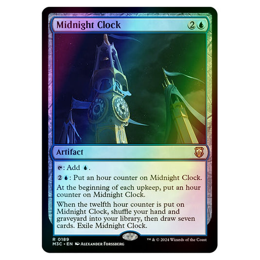 Magic The Gathering - Modern Horizons 3 Commander  - Midnight Clock - 0189 (Foil)