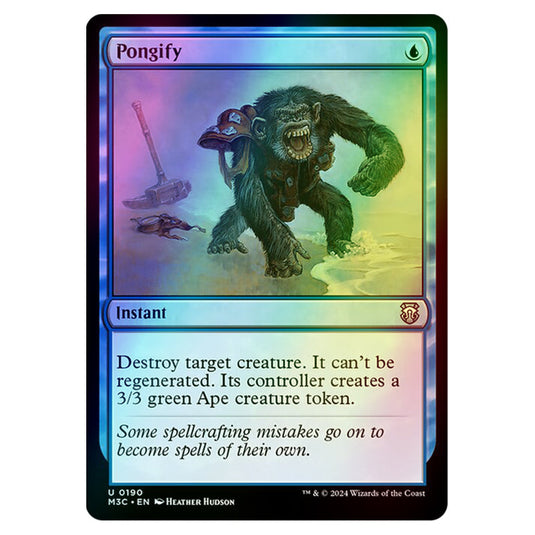 Magic The Gathering - Modern Horizons 3 Commander  - Pongify - 0190 (Foil)