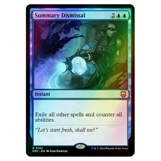 Magic The Gathering - Modern Horizons 3 Commander  - Summary Dismissal - 0193 (Foil)