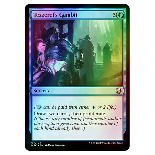 Magic The Gathering - Modern Horizons 3 Commander  - Tezzeret's Gambit - 0194 (Foil)