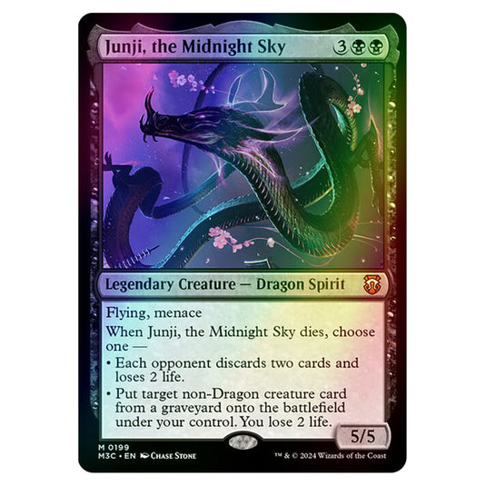 Magic The Gathering - Modern Horizons 3 Commander  - Junji, the Midnight Sky - 0199 (Foil)