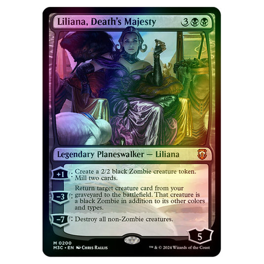 Magic The Gathering - Modern Horizons 3 Commander  - Liliana, Death's Majesty - 0200 (Foil)