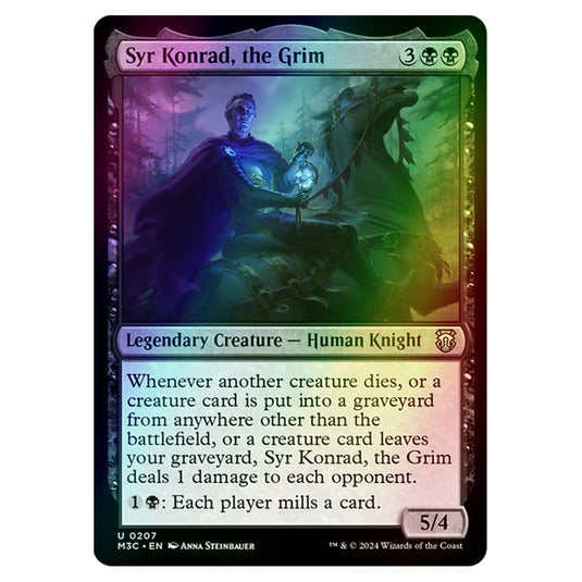 Magic The Gathering - Modern Horizons 3 Commander  - Syr Konrad, the Grim - 0207 (Foil)