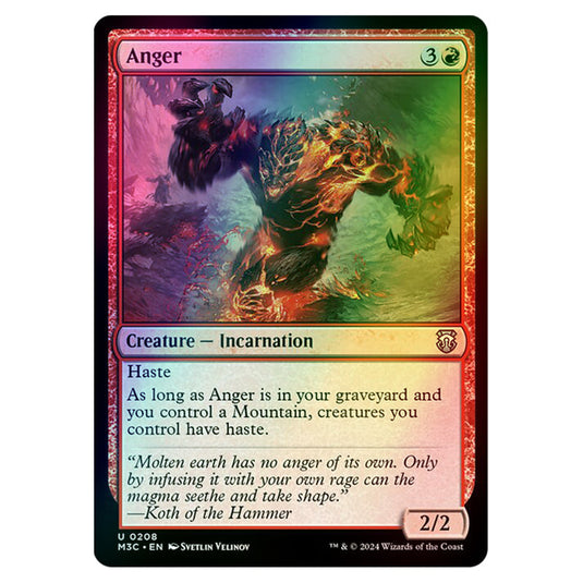 Magic The Gathering - Modern Horizons 3 Commander  - Anger - 0208 (Foil)