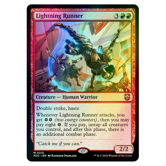 Magic The Gathering - Modern Horizons 3 Commander  - Lightning Runner - 0215 (Foil)