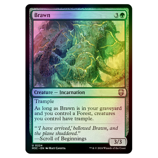 Magic The Gathering - Modern Horizons 3 Commander  - Brawn - 0224 (Foil)