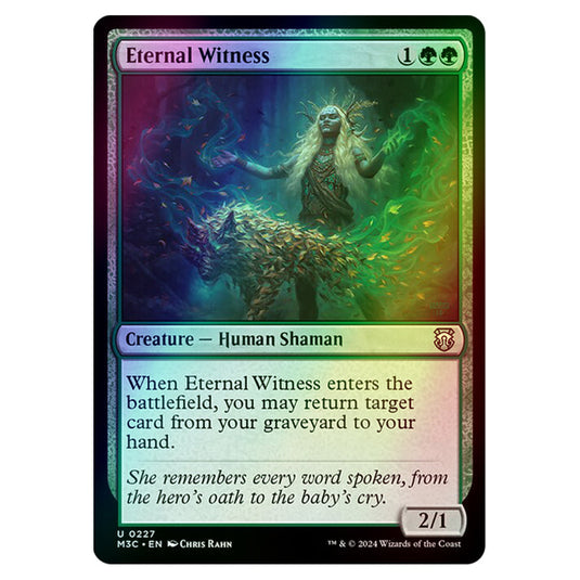 Magic The Gathering - Modern Horizons 3 Commander  - Eternal Witness - 0227 (Foil)