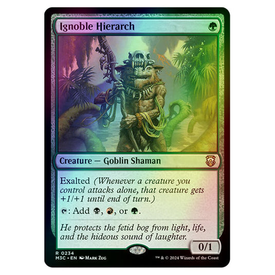 Magic The Gathering - Modern Horizons 3 Commander  - Ignoble Hierarch - 0234 (Foil)